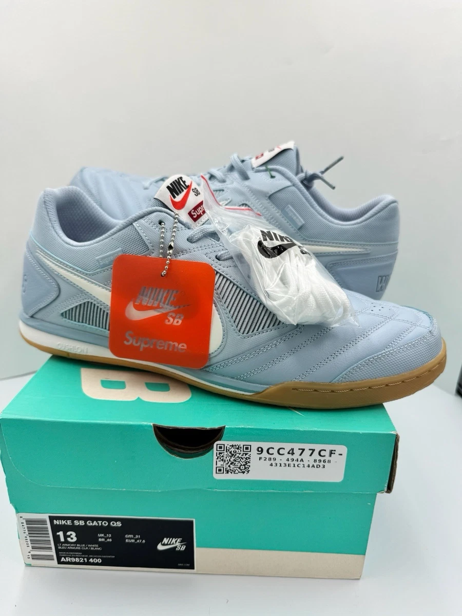 Nike Supreme x Gato SB Blue for Sale | Authenticity Guaranteed | eBay