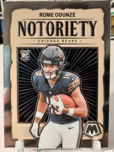 Rome Odunze 2024 Panini Mosaic RC Notoriety #24 Chicago Bears - Bild 1 von 2