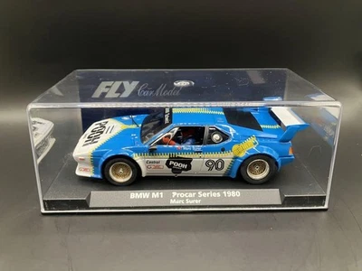 BMW M1 Procar 1980 1/32 Slot Car Fly with Case - Image 1 of 4