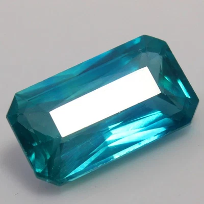 Safira Montana multicolorida natural com certificação 15,85 quilates 18x10 mm pedras preciosas esmeralda - Imagem 1 de 4