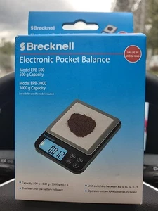 Brecknell Electronic Pocket Balance Scale 500g Capacity Tough Compact, Portable - Picture 1 of 7