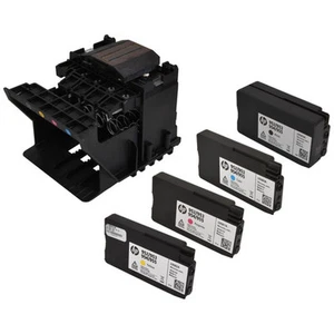 Genuine HP M0H91A Print Head - Includes C/M/Y/K Starter Ink Cartridges - Picture 1 of 1