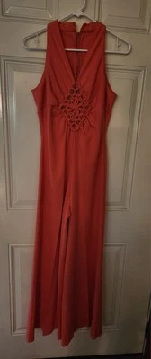 1970's halter evening pantsuit - Image 1 of 4