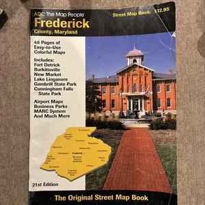 Frederick County Maryland ADC Street Map 21st Edition 2004 - Picture 1 of 5