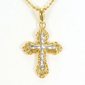 18 Karat Gelbgold Weiß Halskette ca.4,3 g ca.42 cm Versandkostenfrei gebraucht - Bild 1 von 5