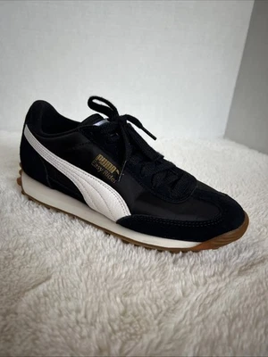 Tenis para mujer PUMA Anthropologie Easy Rider vintage de gamuza negra talla 5,5 Foto 1 de 4