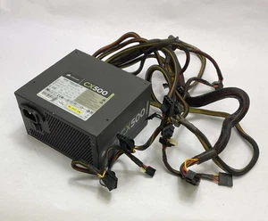 Corsair CX500 500W ATX Power Supply Unit - Big Fan - CMPSU-500CX V2 - Afbeelding 1 van 6