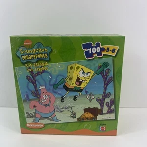 PUZZLE OF 100 PIECES SPONGEBOB SQUAREPANTS Vintage - Picture 1 of 5