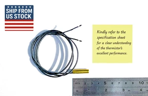 NTC Temperature Sensor Probe 30'', UL4413, Waterproof, 10kΩ 1%, Beta 3965K ±1% - Picture 1 of 13