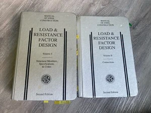 Manual of Steel Construction Load & Resistance Factor Design Vols 1 & 2 2nd Ed. - Imagen 1 de 6