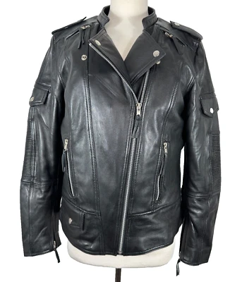 Новый MFG первый классики подлинный езды Gear женщин Sz XL кожаная куртка $600 - Изображение 1 из 4