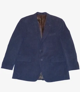 Mens LAUREN RALPH LAUREN Gray Charcoal Corduroy Blazer 44R Sport Coat Jacket - Picture 1 of 10