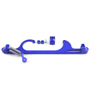 Blue Throttle Cable Bracket For 4150 4160 Carburetor Throttle Cable Carb Bracket - Picture 1 of 5