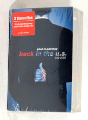 PAUL McCARTNEY ‎– Back In The U.S.  2002 1st US  2 x CS box  SEALED - Image 1 of 4