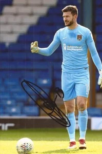 NORTHAMPTON: RICHARD O'DONNELL SIGNED 6x4 ACTION PHOTO + COA - Bild 1 von 1