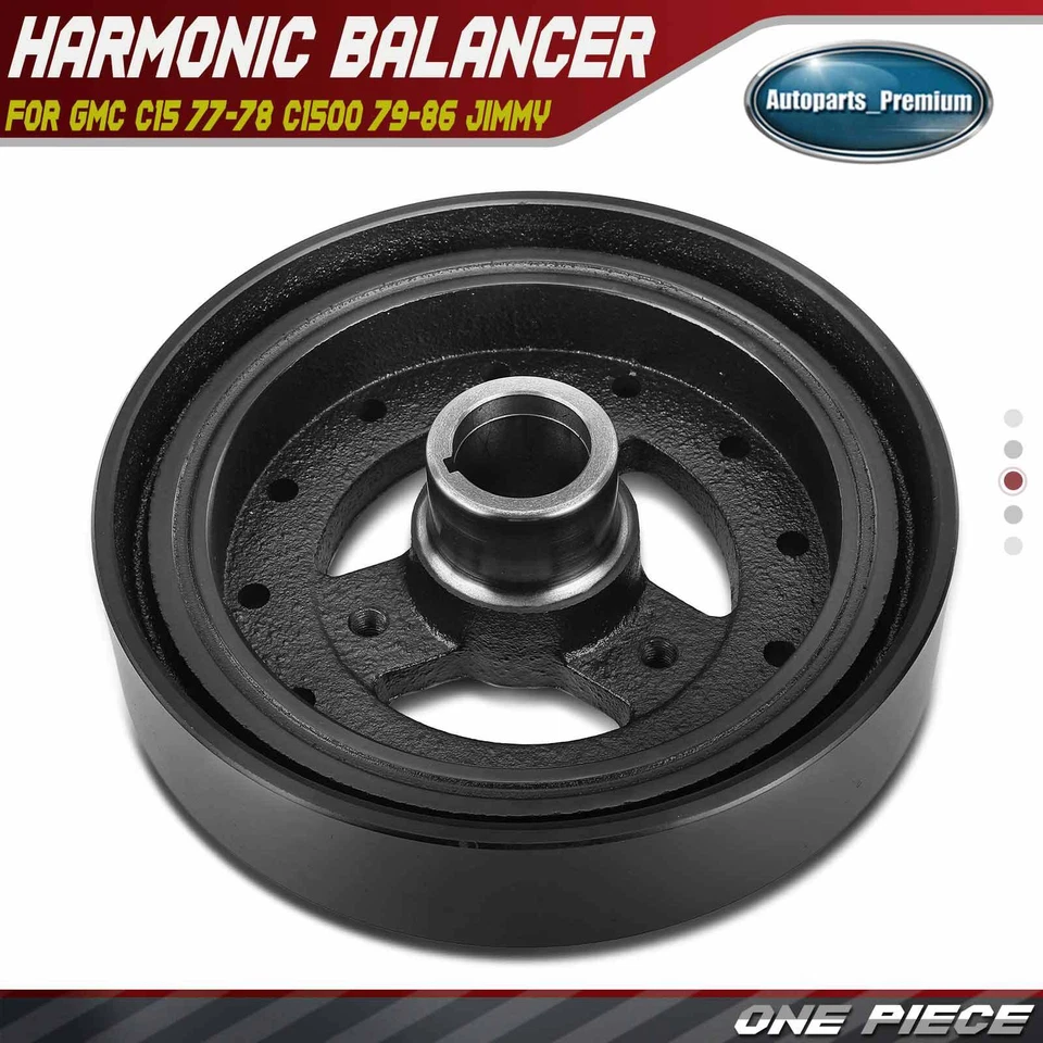 Engine Harmonic Balancer for GMC C15 77-78 C1500 79-86 Jimmy K25 Suburban P25 - Image 1 of 4