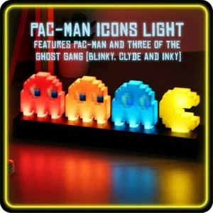 Pac Man and Ghosts Luz, Plástico, Multicolor, 15 x 31 cm - Imagen 1 de 2