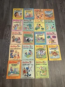 Vintage Walt Disney Fun To Read Library Beginning Reader Books Lot of 19 - Picture 1 of 6