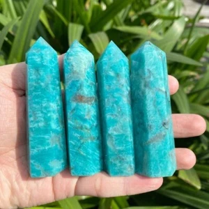 2025Hot Home Decor Natural Amazonite Tower Eco Friendly Crystal Healing Gift - Picture 1 of 8