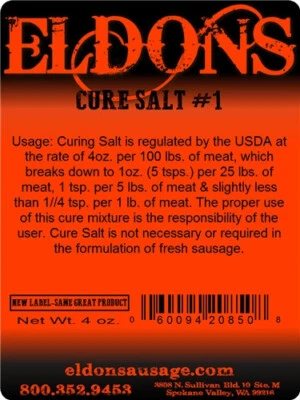 Sal de curado rosa en polvo Praga #1 - Insta-cure - 4 oz. o 1 lb. Talla para carne Foto 1 de 4