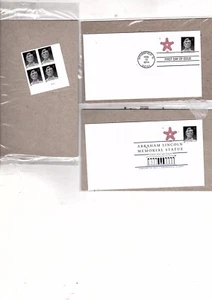 US stamp 4860 Abraham Lincoln DCP FDC and plate block 2014 (bb10 - Picture 1 of 1