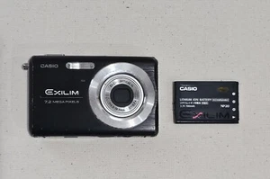 Casio Exilim EX-Z75 7,2 megapixel fotocamera digitale compatta nero NON TESTATO/F - Foto 1 di 10