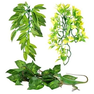 Reptile Plants, 3 PCS Amphibian Hanging Plants with Suction Cup Green+yellow - Picture 1 of 8
