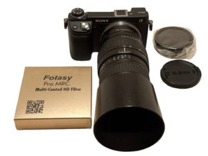 Sony E-mount adapted SIGMA 70-300 mm F/4-5.6 DG Telephoto Zoom Lens. - Picture 1 of 12