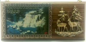 Blackwater Falls PictureWood Frame Wall Decore - Postcard 11x5x1.5 - Picture 1 of 5