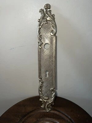 Plaque de propreté, style Louis XV En Bronze Fabriqué En France - Photo 1/2