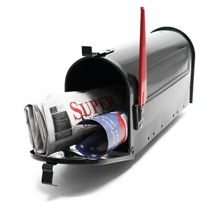 Boite aux lettres Style américain Design Noire Boite postale US Mailbox - Photo 1/5