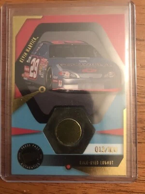 2002 Press Pass Optima Race-Used Lugnut Kevin Harvick 013/100 - Image 1 of 2