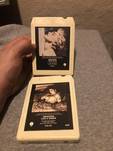 Madonna: Like a Virgin True Blue 1984 RCA Club Vintage 8 Track Tape READ Unteste - Foto 1 di 6