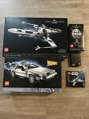 Lego 75355 X-Wing Starfighter UCS + GWP + 10300 Back to The Future Time Machine - Image 1 of 4