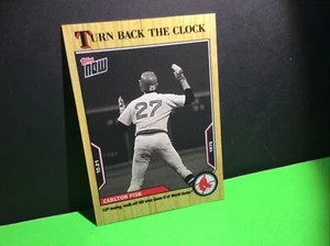 2022  Turn Back The Clock  CARLTON FISK   Wins World Series **IN STOCK** - Picture 1 of 6