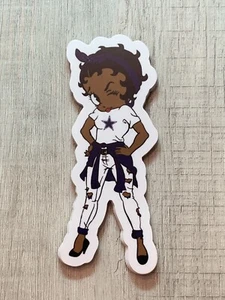 ADESIVO BETTY BOOP COWBOYS - Dallas Cowboys Texas - Foto 1 di 1