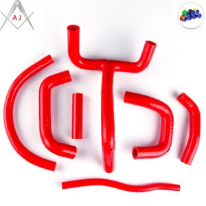 Red For KTM LC4 620 625 640 660 ATV Silicone Radiator Coolant 3-ply Hoses Kit - Picture 1 of 9
