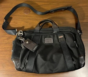 TUMI Alpha Bravo Hansen 2-way 15" Laptop bag/Briefcase Black Color Unisex- READ - Picture 1 of 8