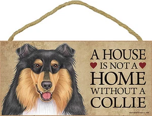 Letrero tricolor de Collie House is Not a Home + montaña rusa adicional - Imagen 1 de 2