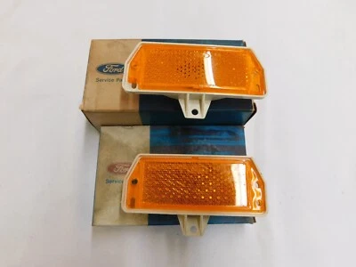 Nuevo de Lote Original Ford 1971 1972 1973 Galaxie 500 LTD Guardabarros Luces Luces Lentes Foto 1 de 4