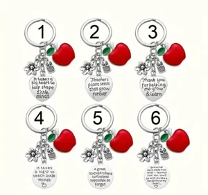 Teacher keyrings, school gift - Picture 1 of 2