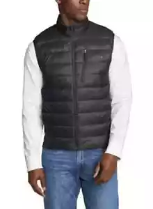 NWT! Eddie Bauer Men’s Down 550 Puffer Vest, Blue/Gray-L/XL/XXL - Picture 1 of 11
