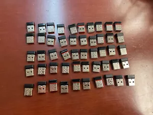 mixed lot of 50 Logitech dongles wireless receivers C-U0010 C-11077 - Picture 1 of 11