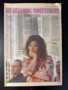 SUGARCUBES BJORK | 15X11" 1987 NME MAGAZINE ARTICLE L450 - Bild 1 von 1