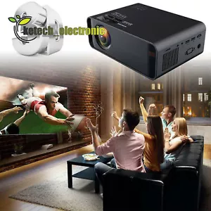 Proiettore LED Android 4K 3D 1080P WIFI Bluetooth Home Theater Cinema 12000LM - Foto 1 di 12