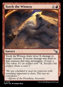 *MtG: 4x Torch the Witness - Murders at Karlov Manor UC - magicman-europe* - Bild 1 von 1