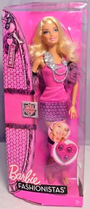 Barbie Fashionistas Wafe 2 Clutch 2012 Barbie Accessoires Dress pink X2272 NEU - Bild 1 von 7