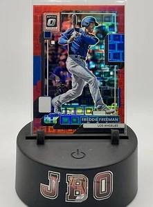 2022 Panini Donruss Optic Red Pandora Prizm 1/99 (Bookend) Freddie Freeman - Picture 1 of 2