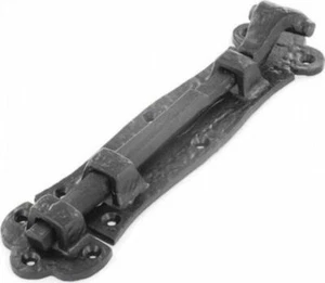 Perno de puerta estilo desplazamiento 125 mm negro antiguo paquete de 1. - Imagen 1 de 1