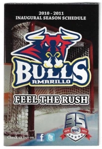 2010-11 Amarillo Bulls NAHL Hockey Schedule !!! Gold's Gym - Picture 1 of 1